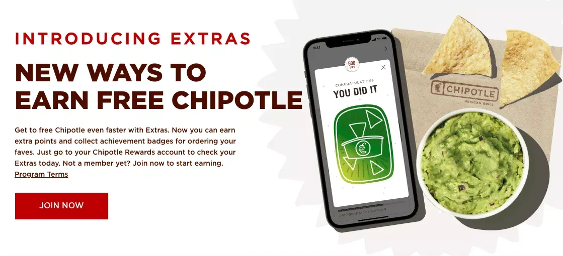  Chipotle Reward program