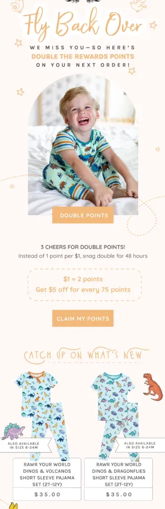 Rewards program - Email Marketing Campaigns